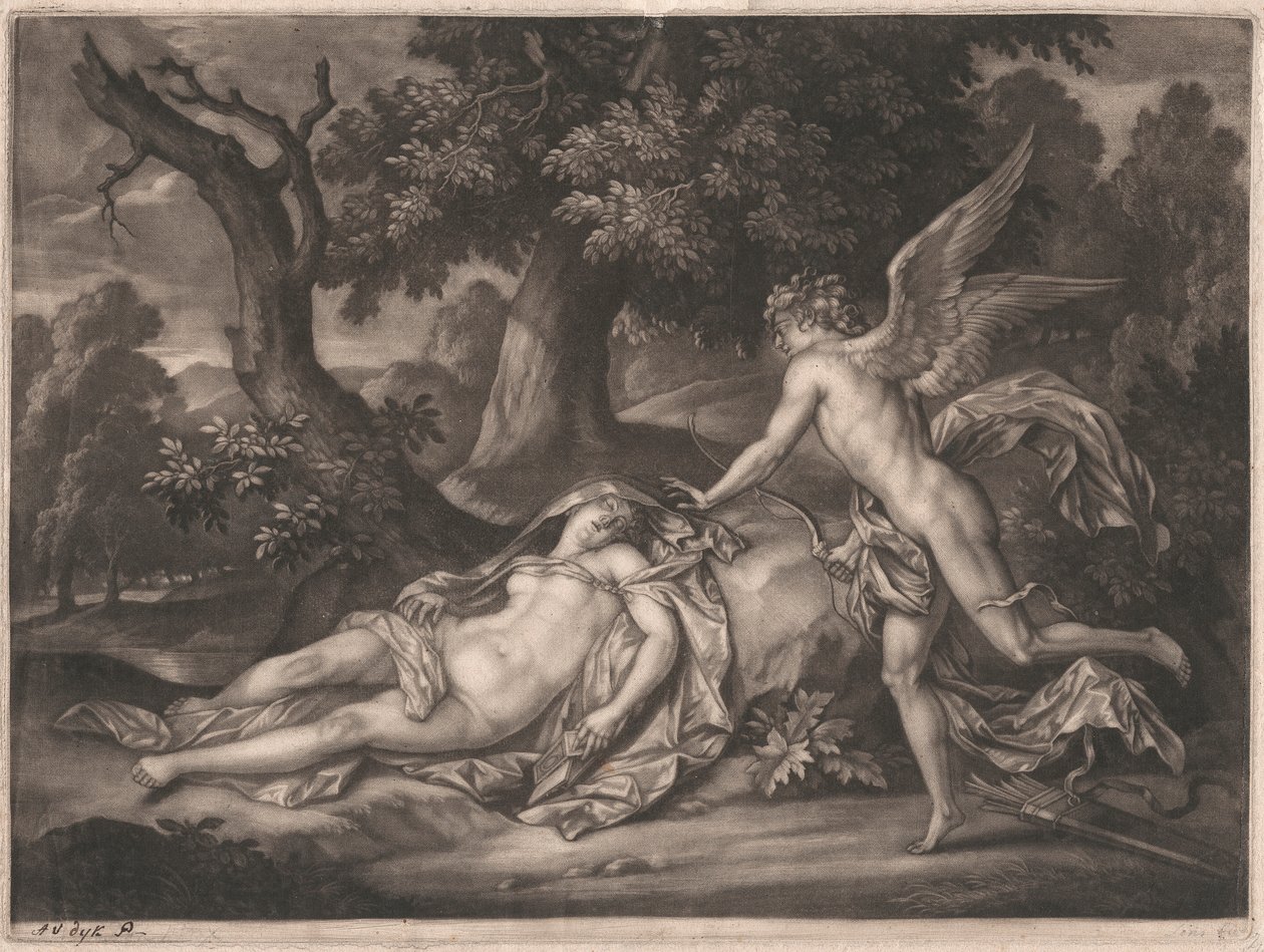 Cupidon et Psyché - Bernard Lens