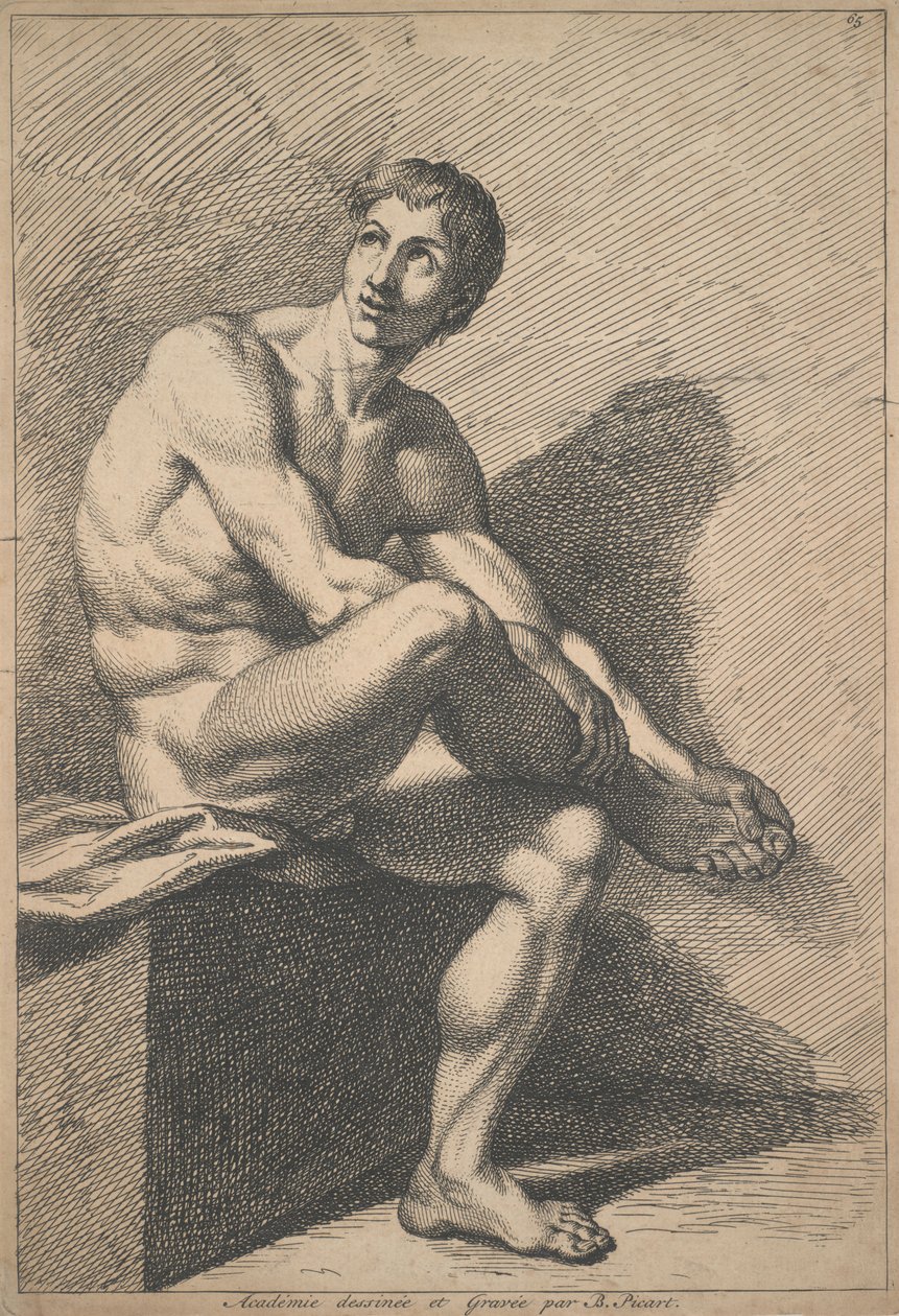 Académie dessinée et gravée par B. Picart - Bernard Picart