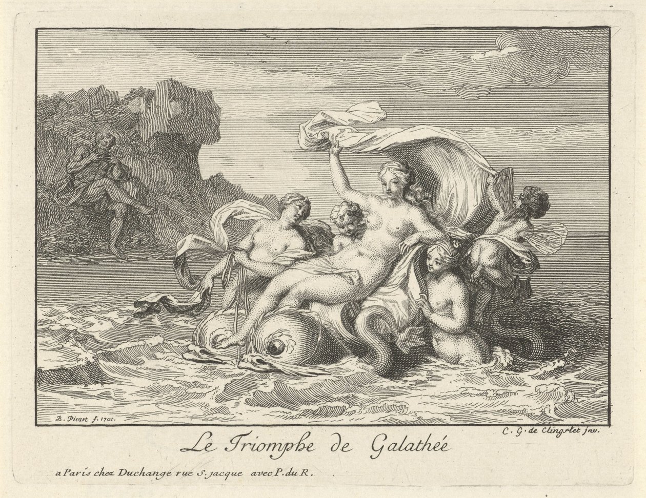 Triomphe de Galatée - Bernard Picart