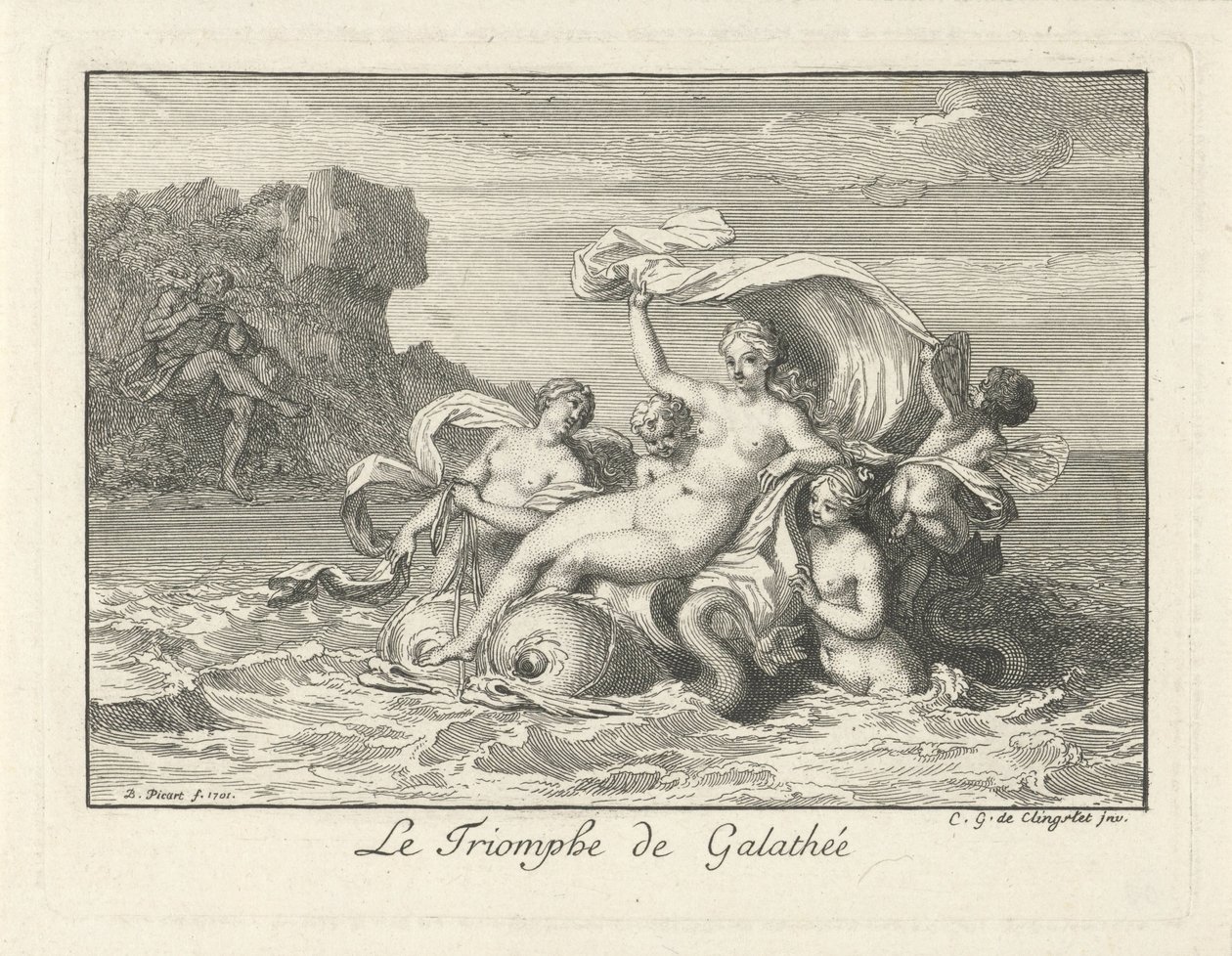 Le Triomphe de Galatée - Bernard Picart