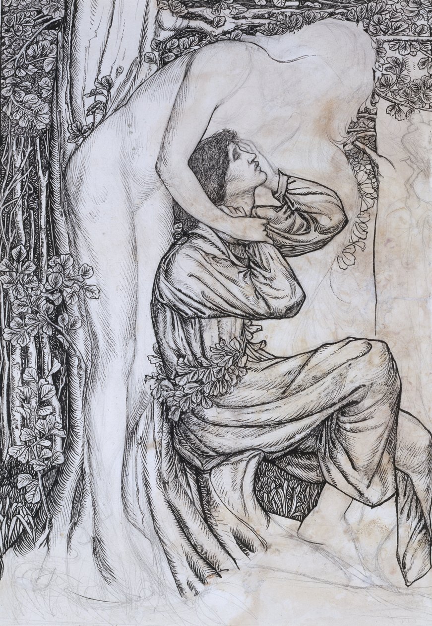 Phyllis et Demophoon, illustration pour "Phantastes". - Bernard Sleigh