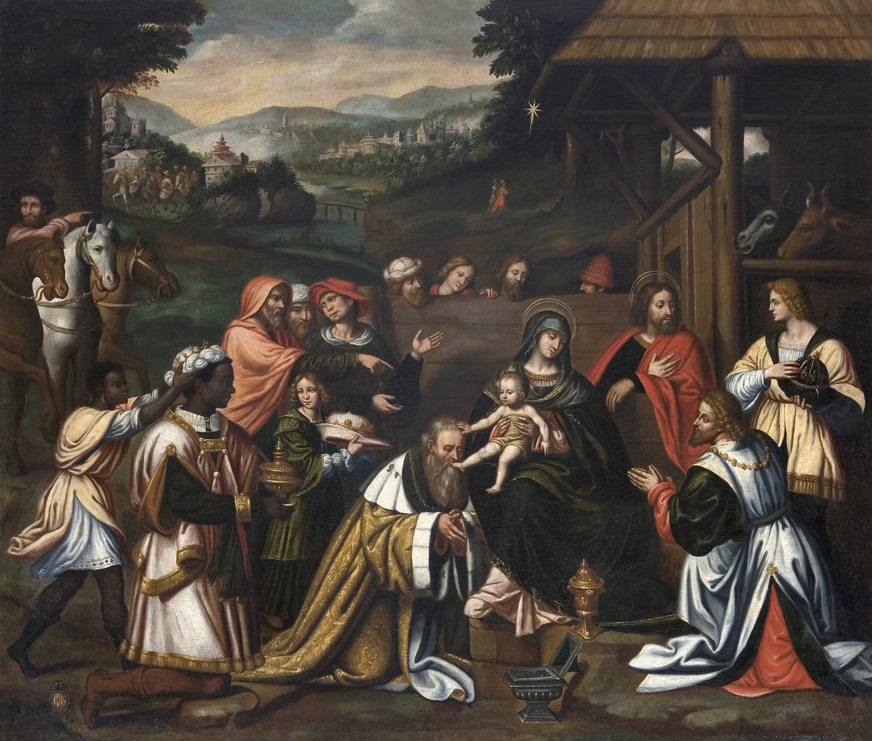 Adoration des Mages (peinture) - Bernardino Luini