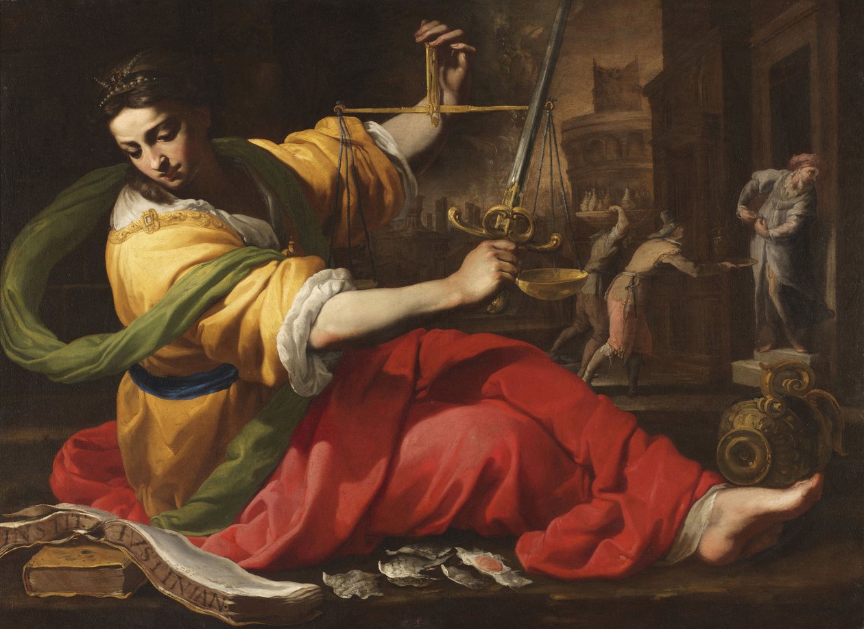 Allégorie de la Justice - Bernardino Mei