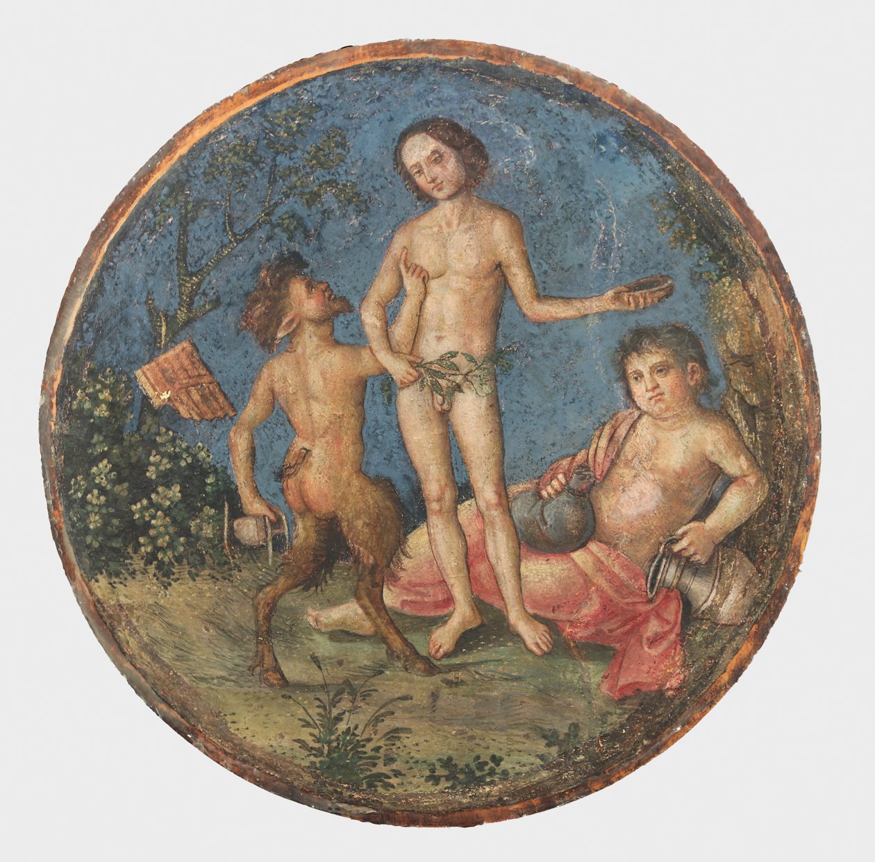 Bacchus, Pan et Silène - Bernardino Pinturicchio