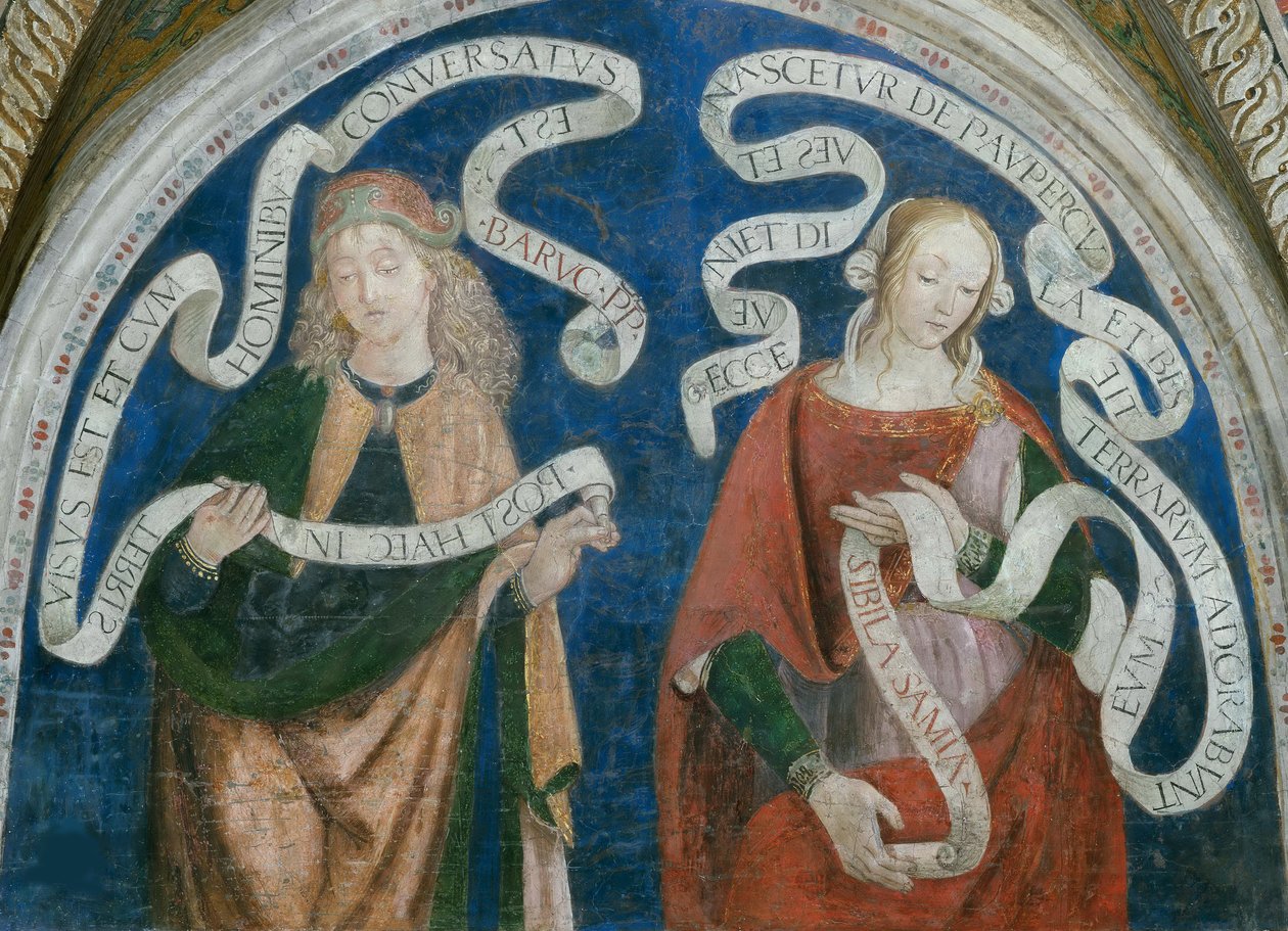 Le prophète Baruch et la sibylle samienne - Bernardino di Betto (workshop of) Pinturicchio