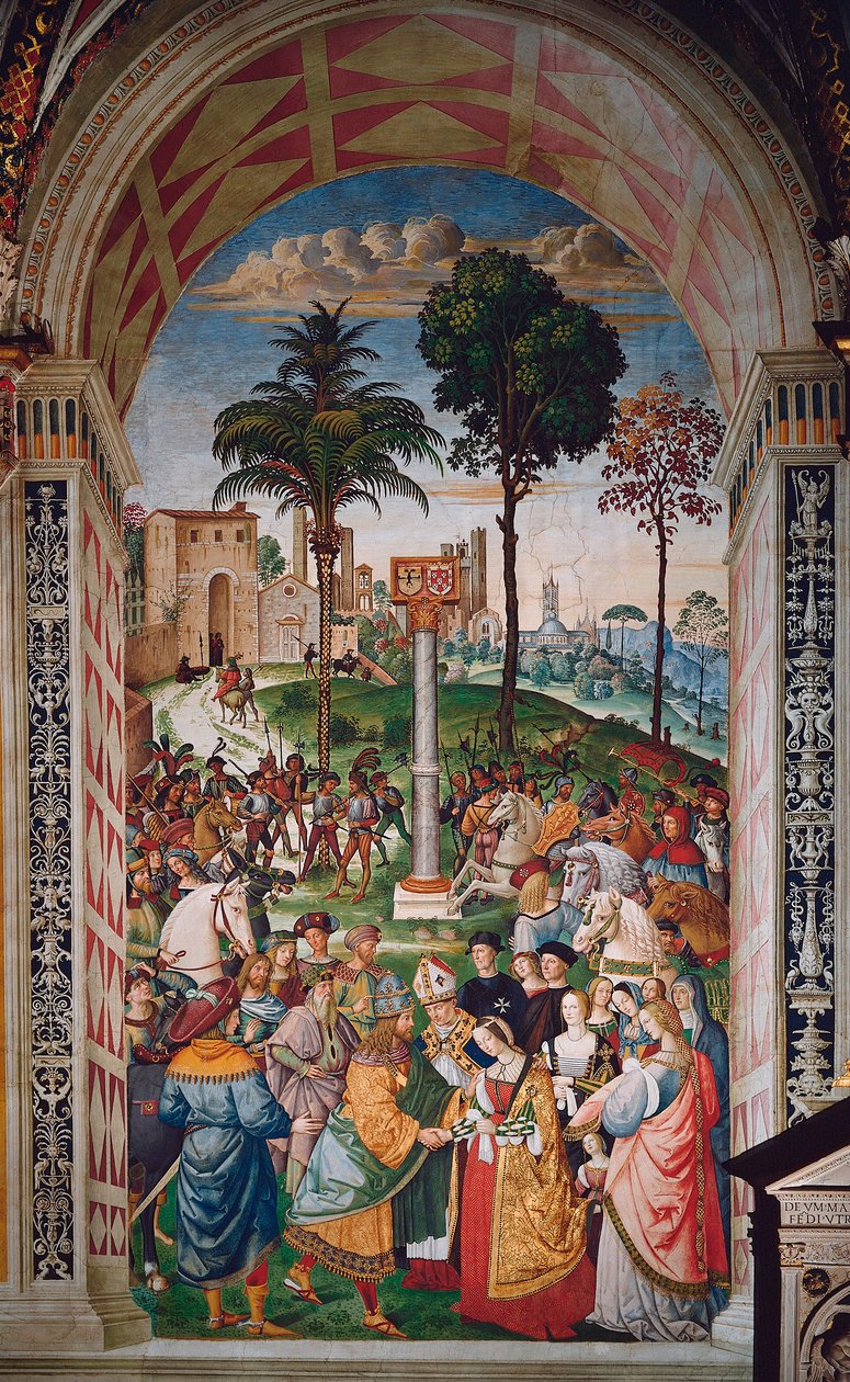 Vie du pape Pie II (Enea Silvio Piccolomini) - Bernardino di Betto Pinturicchio