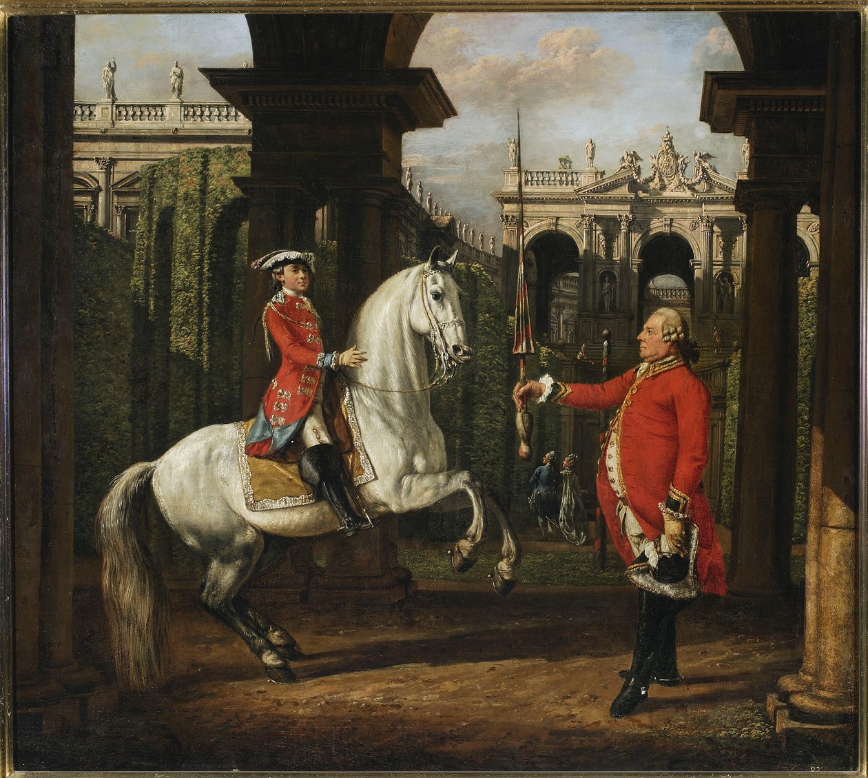 Le colonel Koenigsfels enseigne l