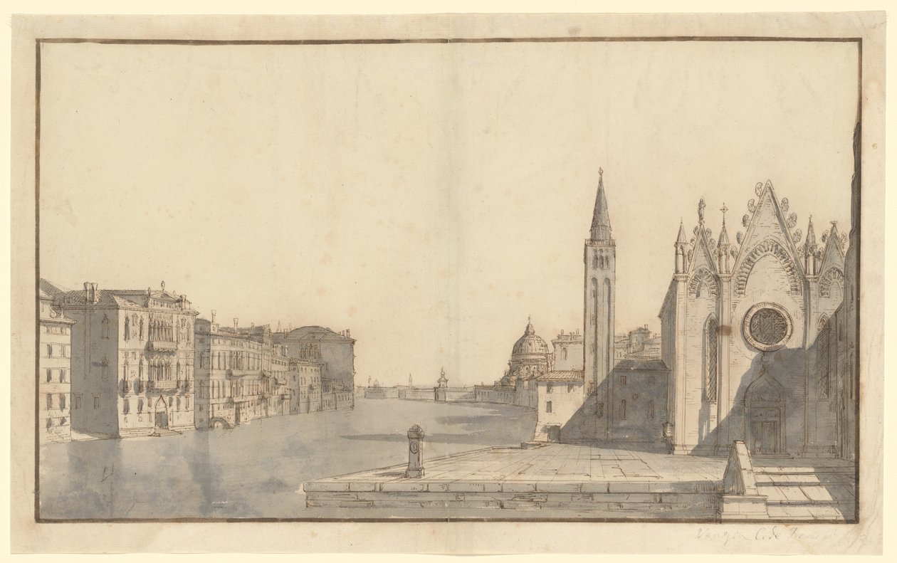 Le Grand Canal, de la Carità à la Dogana da Mar - Bernardo Bellotto
