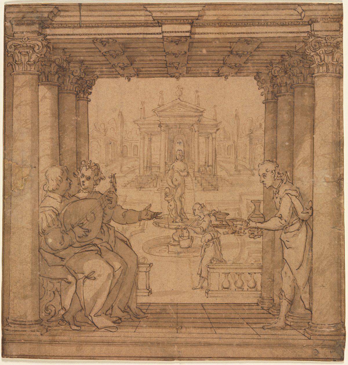 Illustration de Gerusalemme Liberata de Torquato Tasso, 1586-1590 - Bernardo Castello