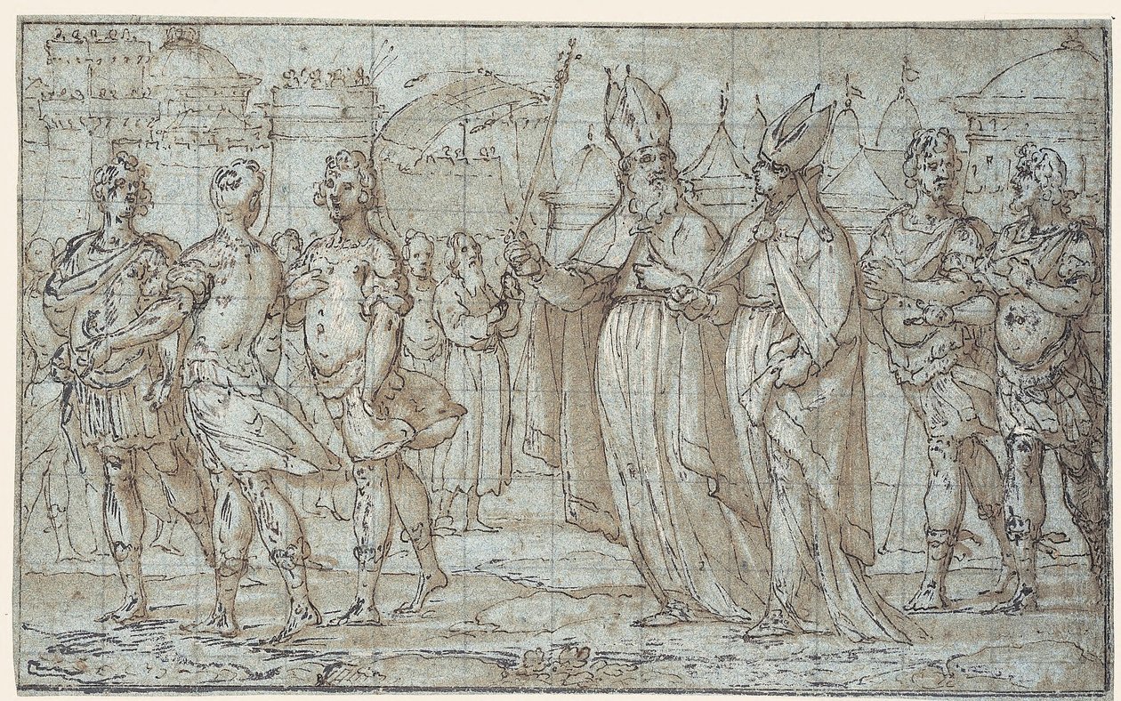 Procession au mont des Oliviers - Bernardo Castello