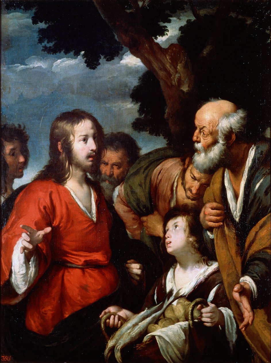 Le Miracle des cinq pains et des deux poissons, après 1630 - Bernardo Strozzi