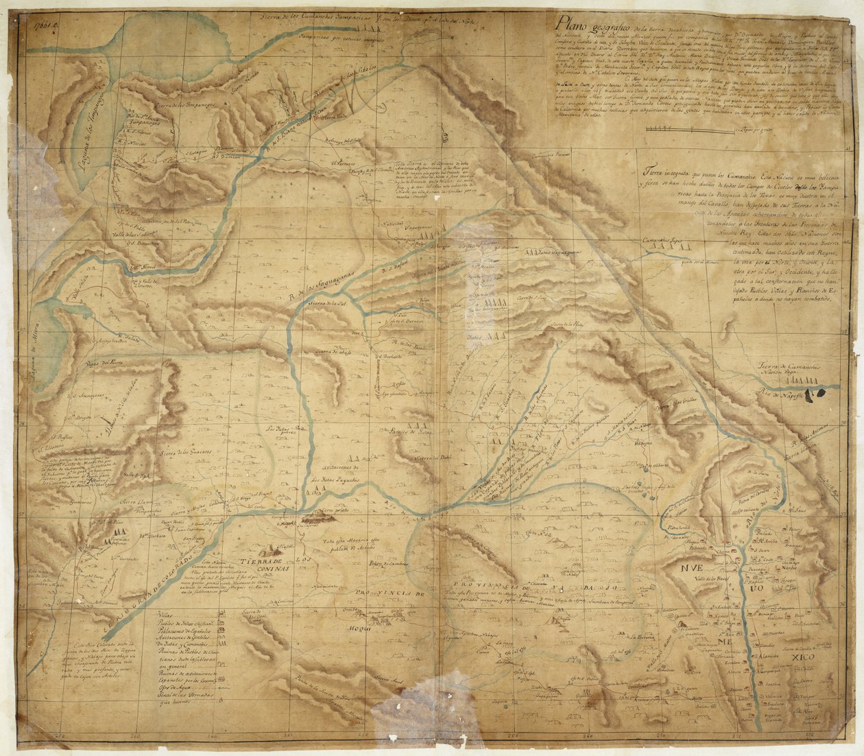 Carte de la plus grande partie du Nouveau-Mexique, et d