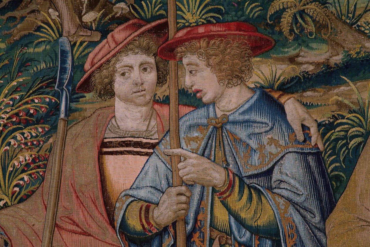La Fondation de Rome : Faustulus rencontre Romulus et Remus (détail) - Bernart van (attr. to) Orley