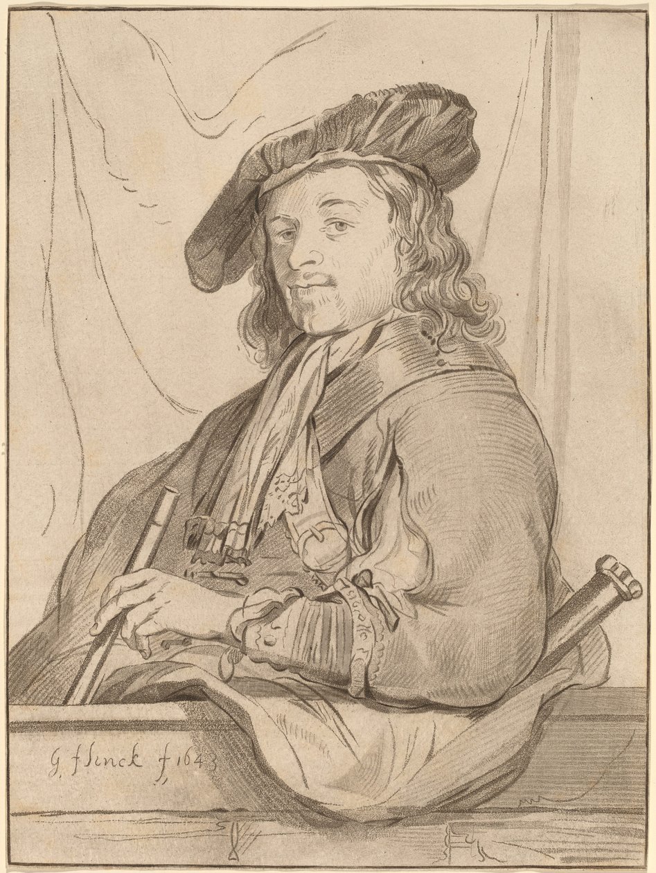 Homme au parapet, 1773, publié en 1774 - Bernhard Schreuder