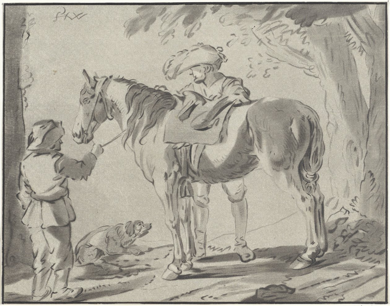 Deux hommes près d