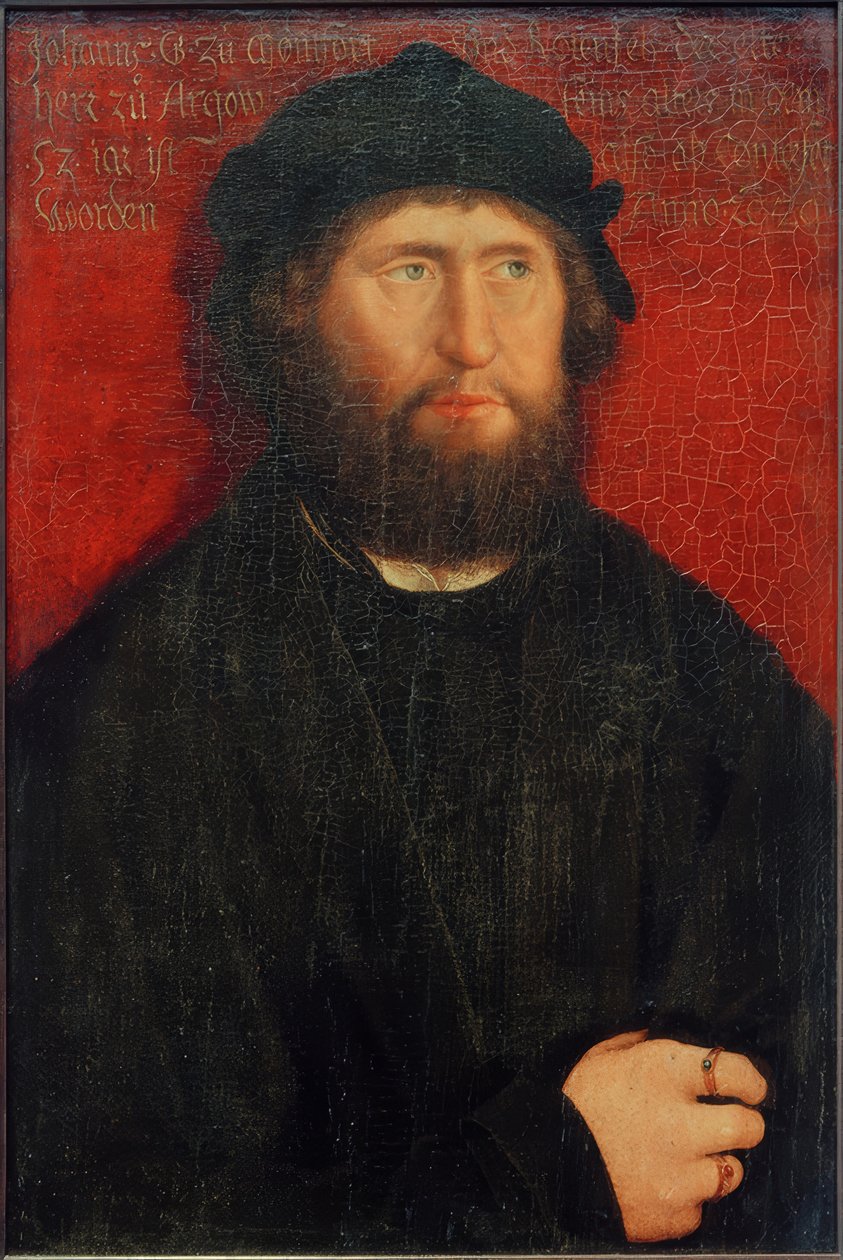 Portrait de Johann I, Comte de Montfort-Rothenfels - Bernhard Strigel