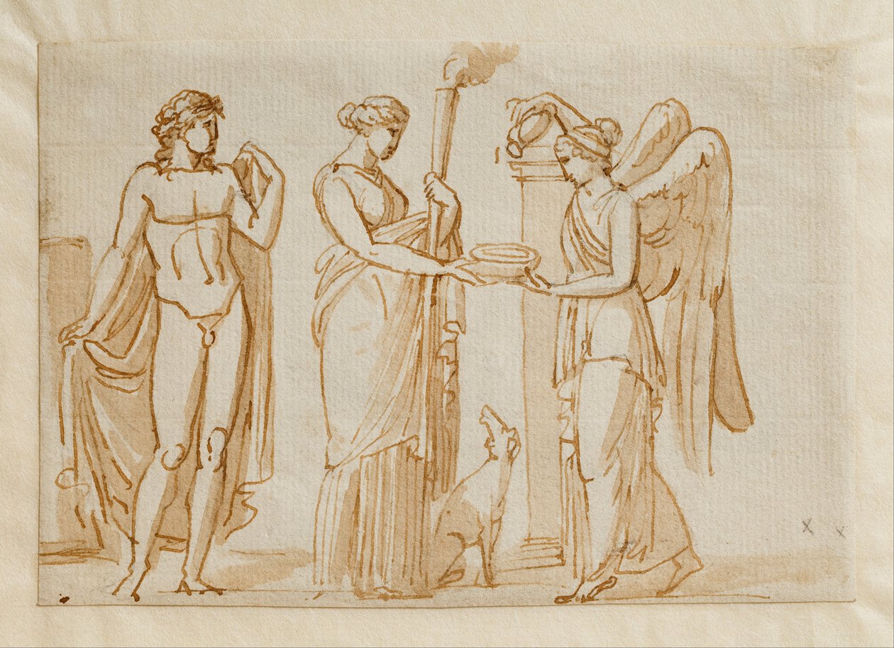 Bacchus, Diane et Victoire ( ) - Bertel Thorvaldsen