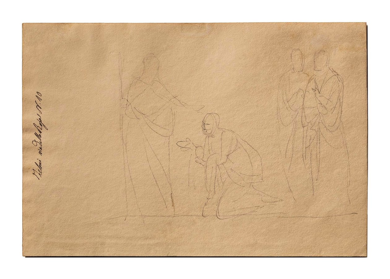 Christus und die kanaanäische Frau - Bertel Thorvaldsen