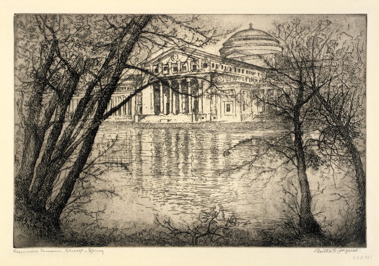 Bâtiment des beaux-arts--Printemps - Bertha E. Jaques