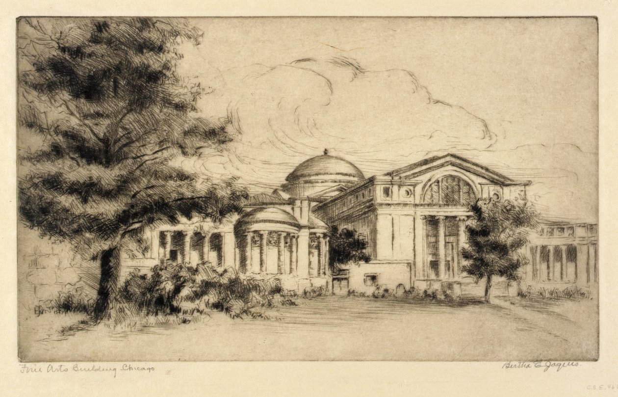 Fine Arts Building, Chicago (Façade, Ouest) - Bertha E. Jaques