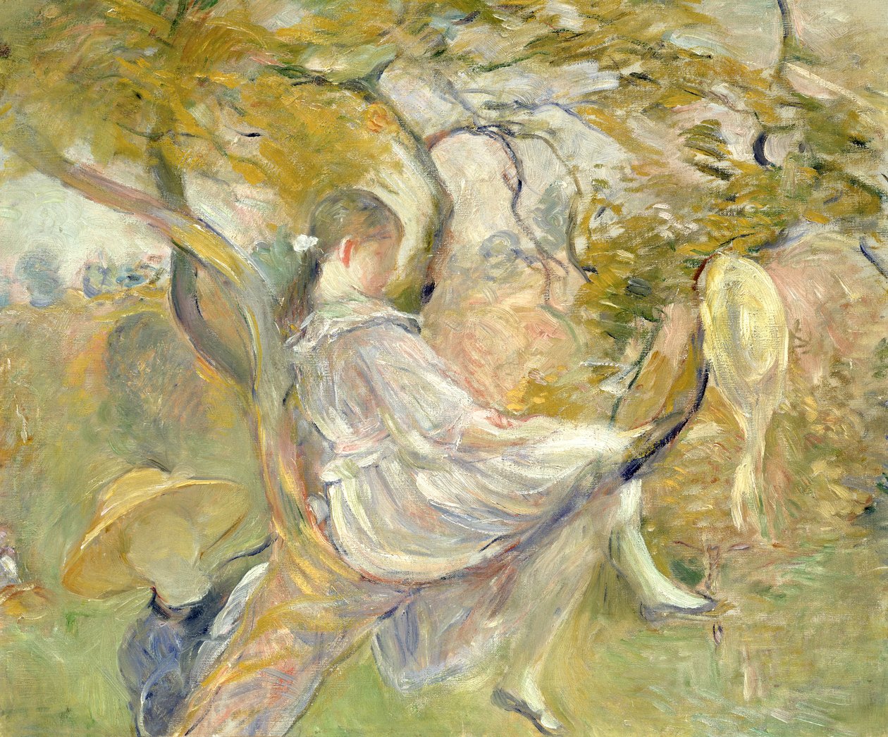 Dans le pommier, 1890 - Berthe Morisot