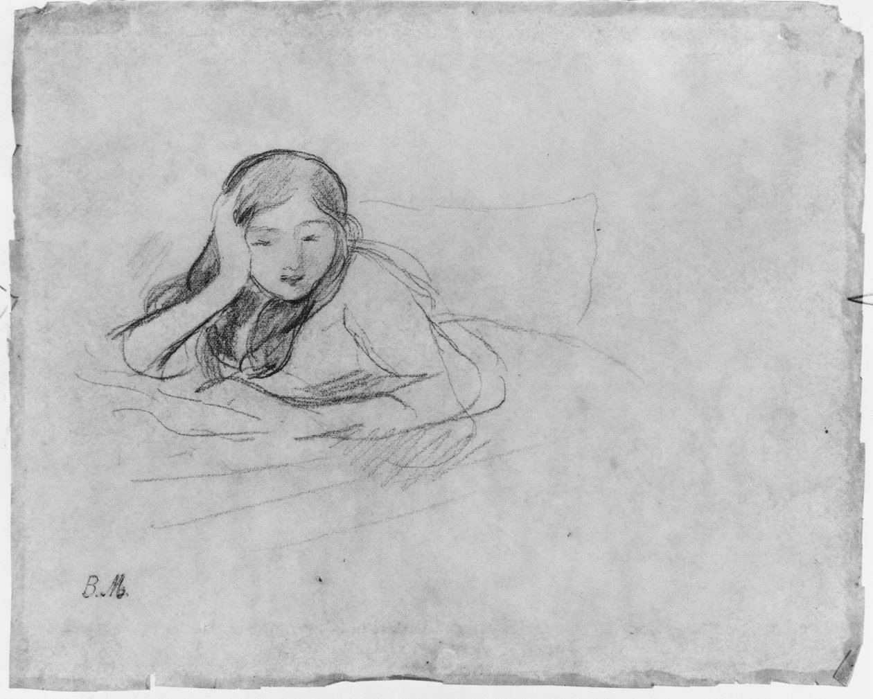 Jeune fille lisant, 1889 - Berthe Morisot