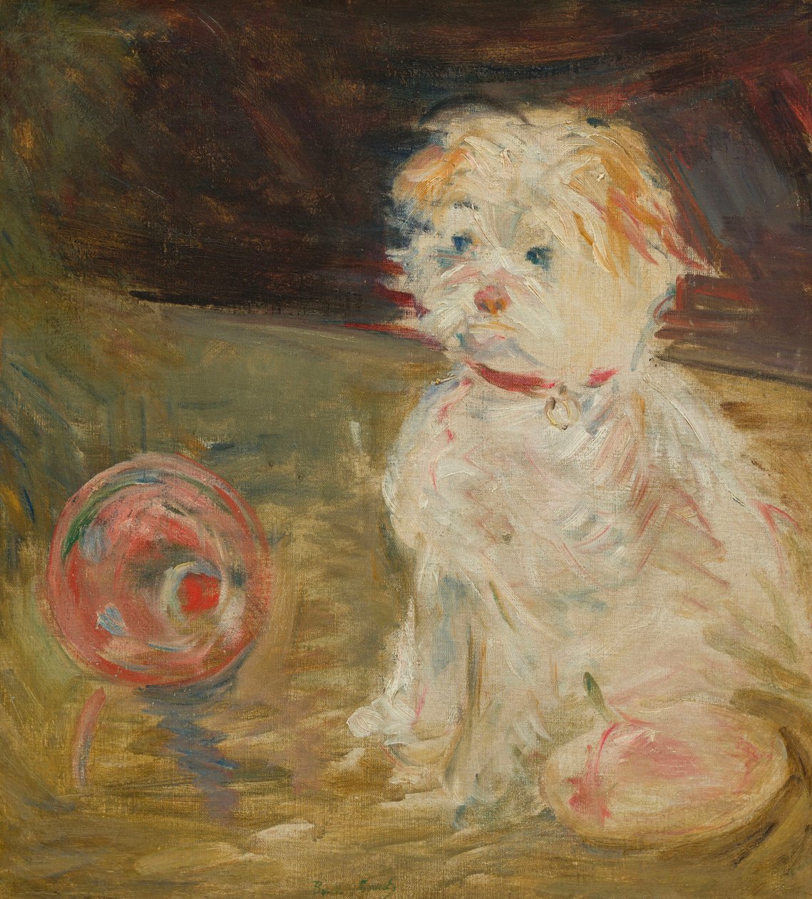Chien au ballon - Berthe Morisot