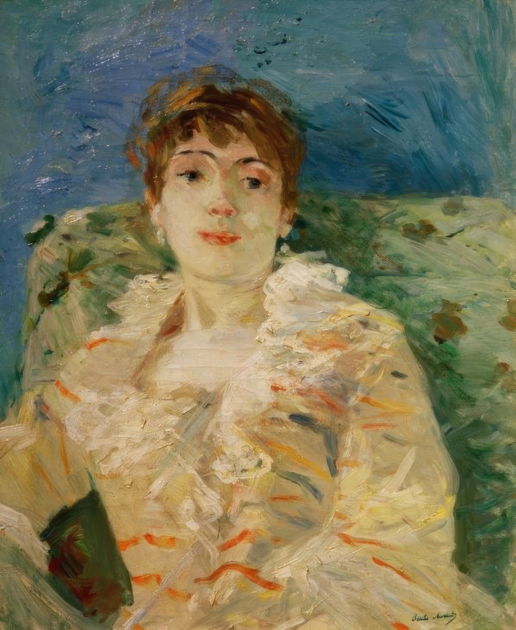 Jeune femme au divan - Berthe Morisot