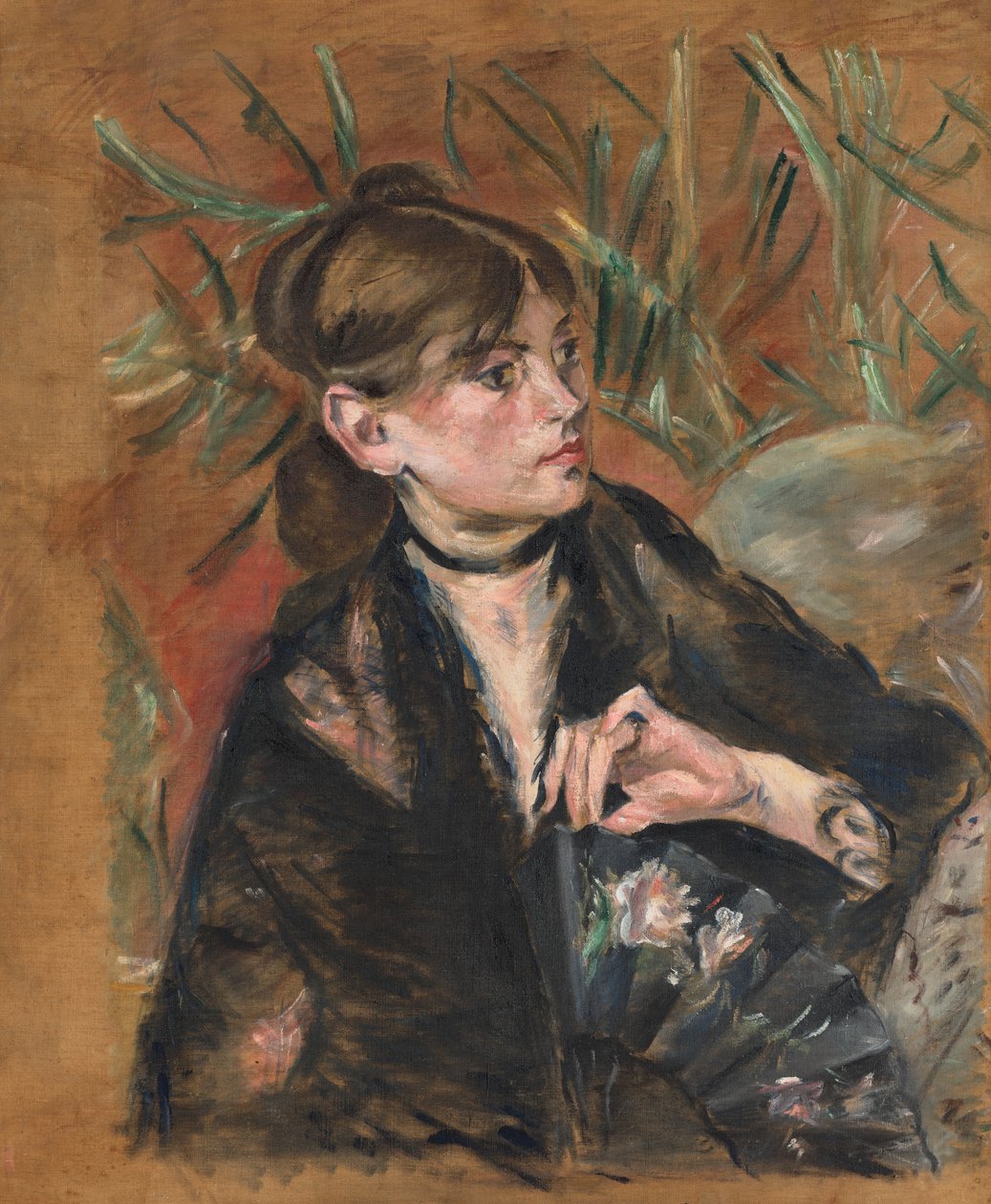 Petite fille aux cheveux blonds - Berthe Morisot