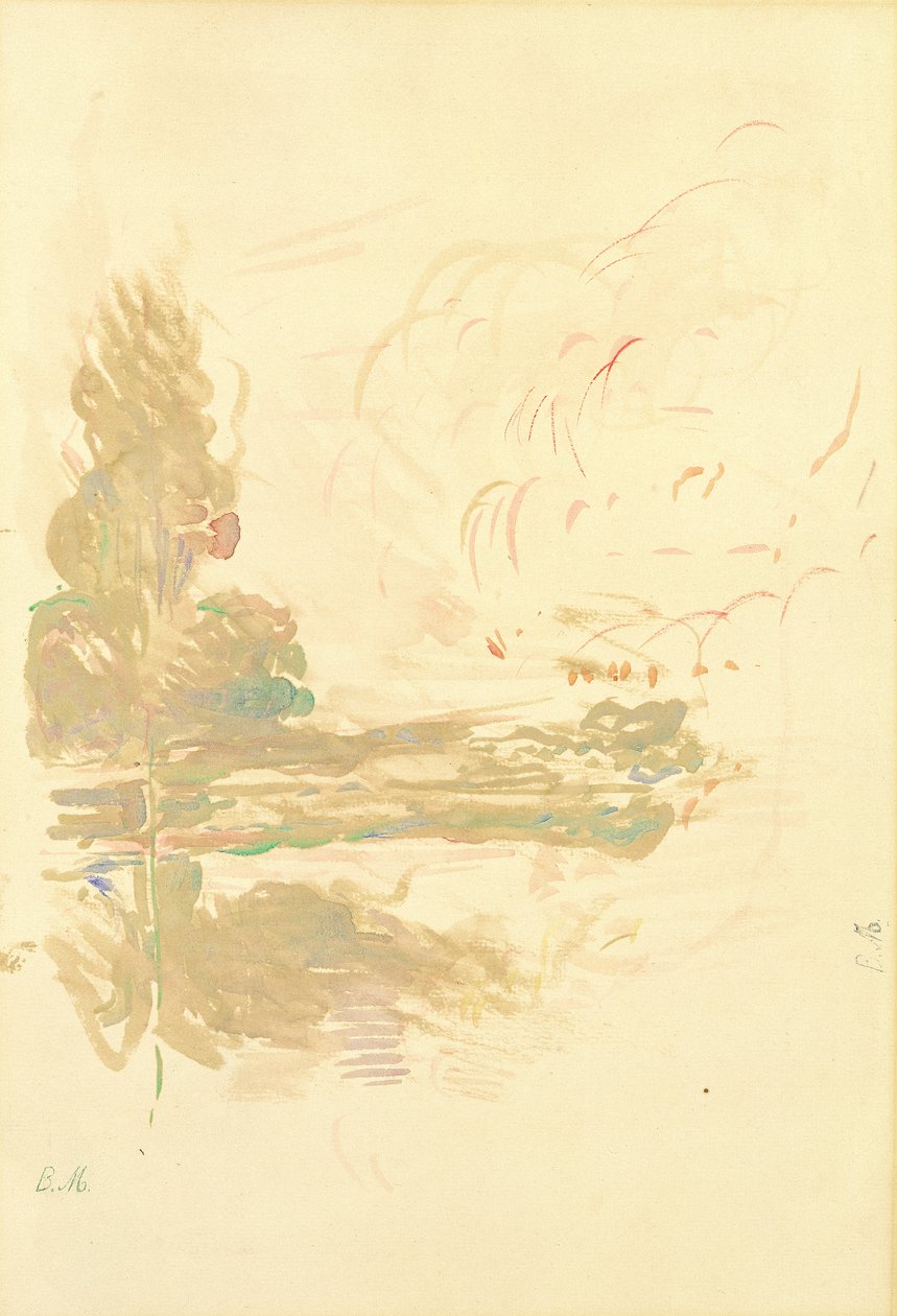 Reflets dans la Seine, 1890 - Berthe Morisot