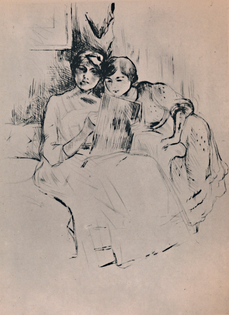 La Leçon de dessin, vers 1888-1890, 1946 - Berthe Morisot