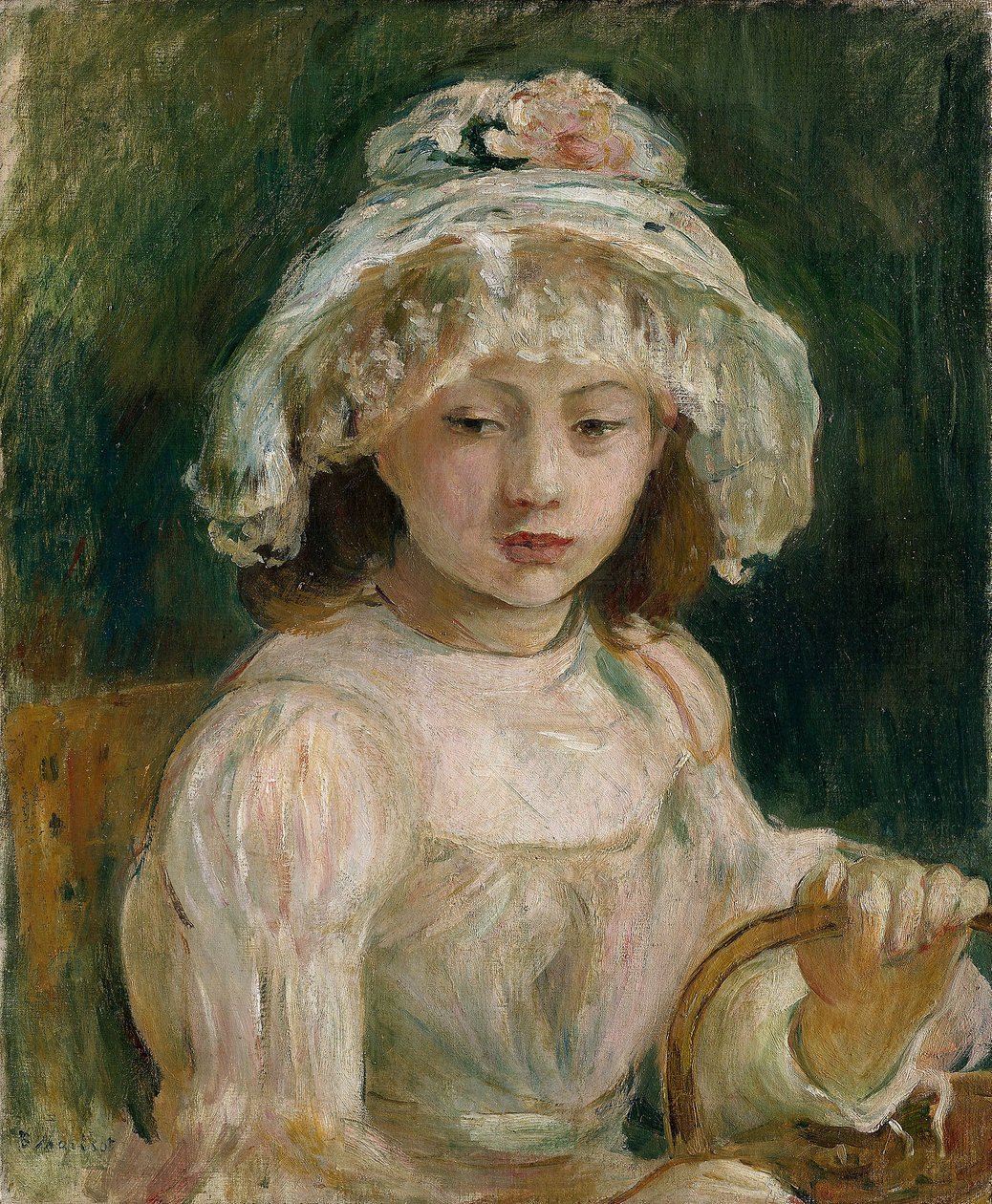 Jeune fille avec chapeau - Berthe Morisot