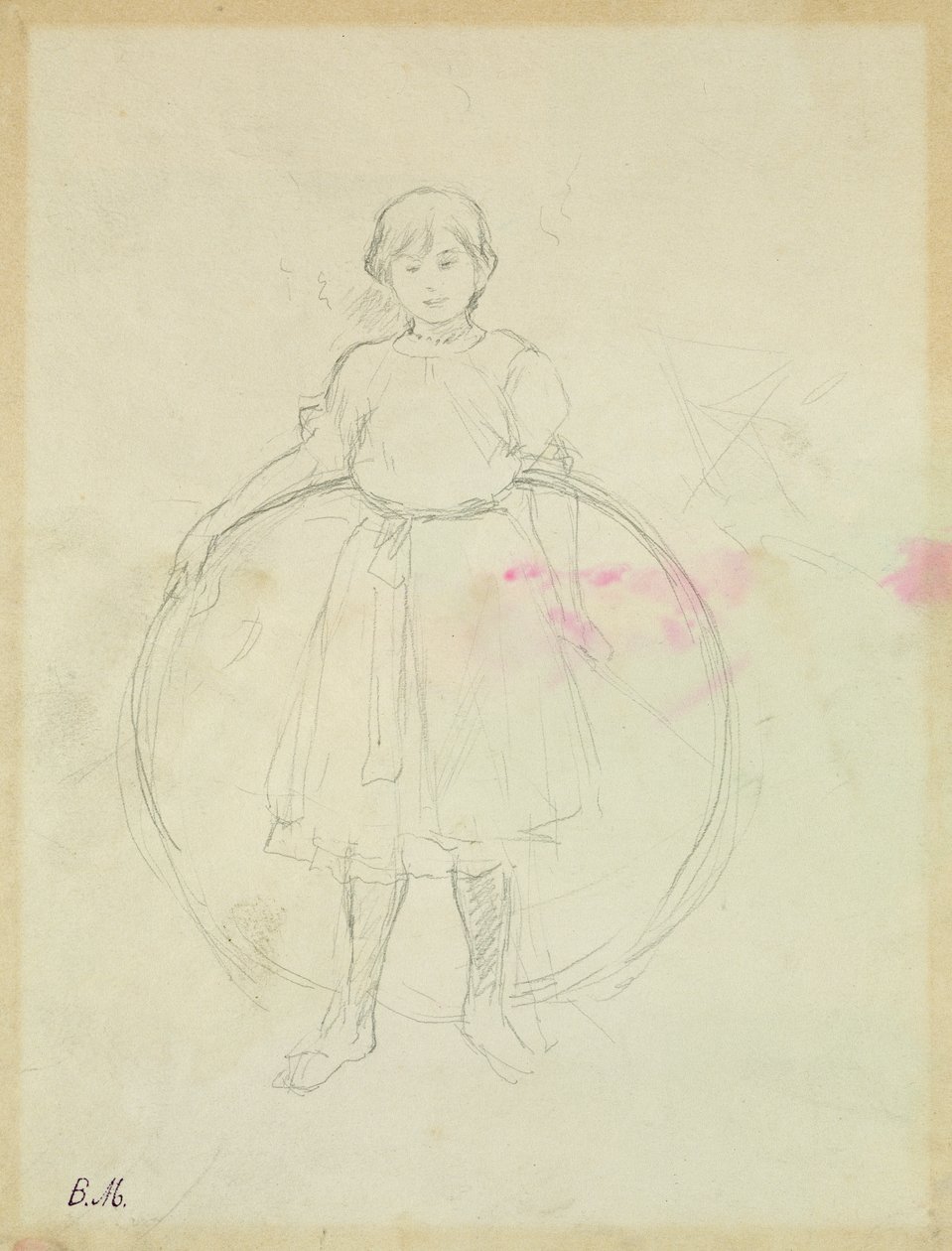 Jeune fille avec un cerceau, 1888 - Berthe Morisot