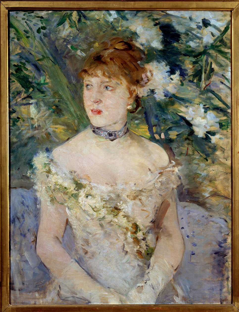 Jeune femme en toilette de bal - Berthe Morisot