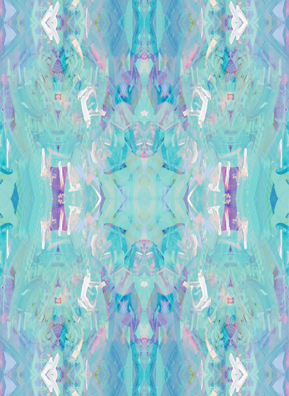 Aqua, 2014 (technique mixte, impression numérique) - Beth Travers