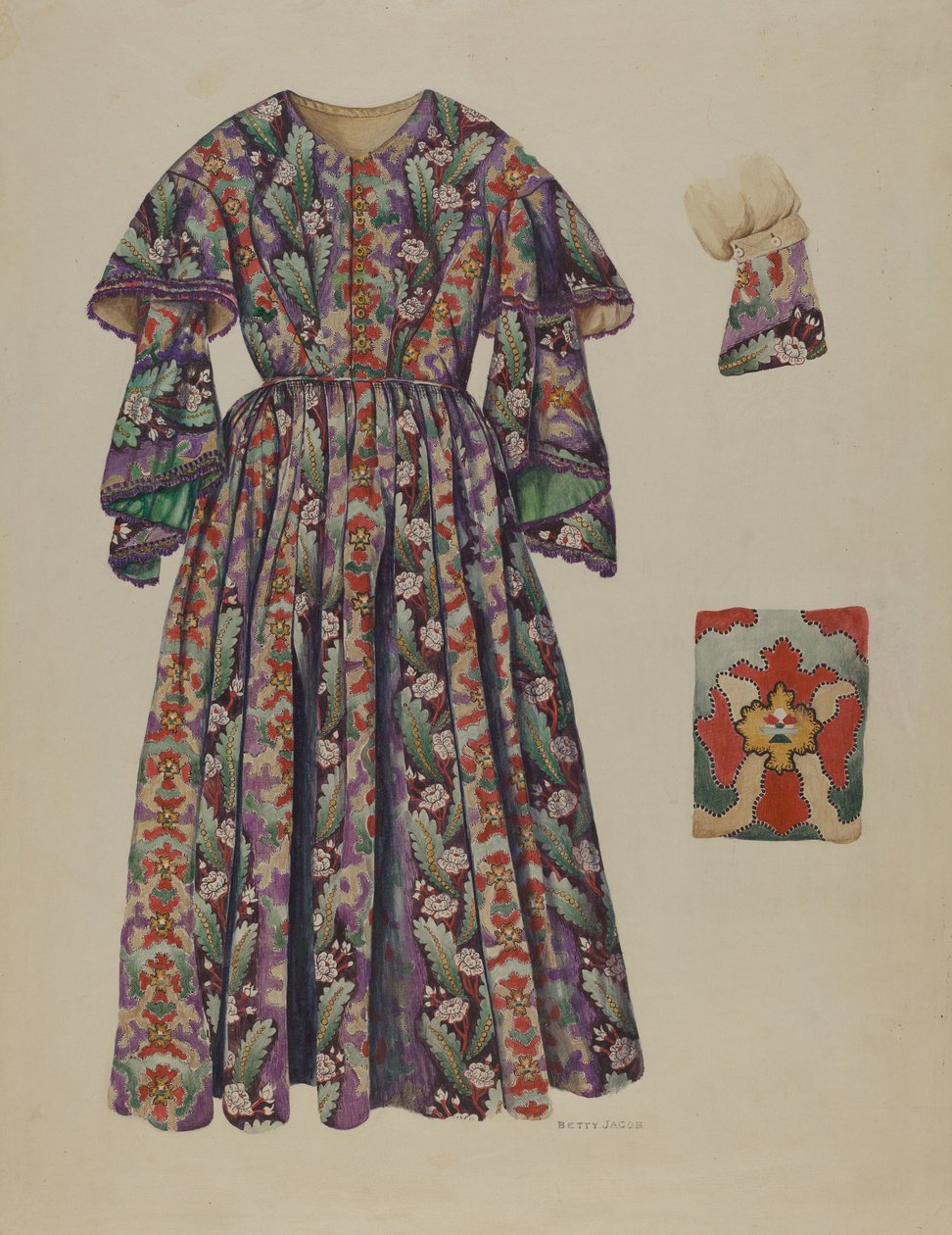 Costume allemand de Pennsylvanie - Betty Jacob
