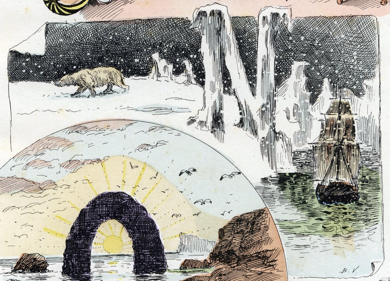 Lettre N (Nord, Neige, Nuit, Navire) - Bigot Valentin Bigot Valentin