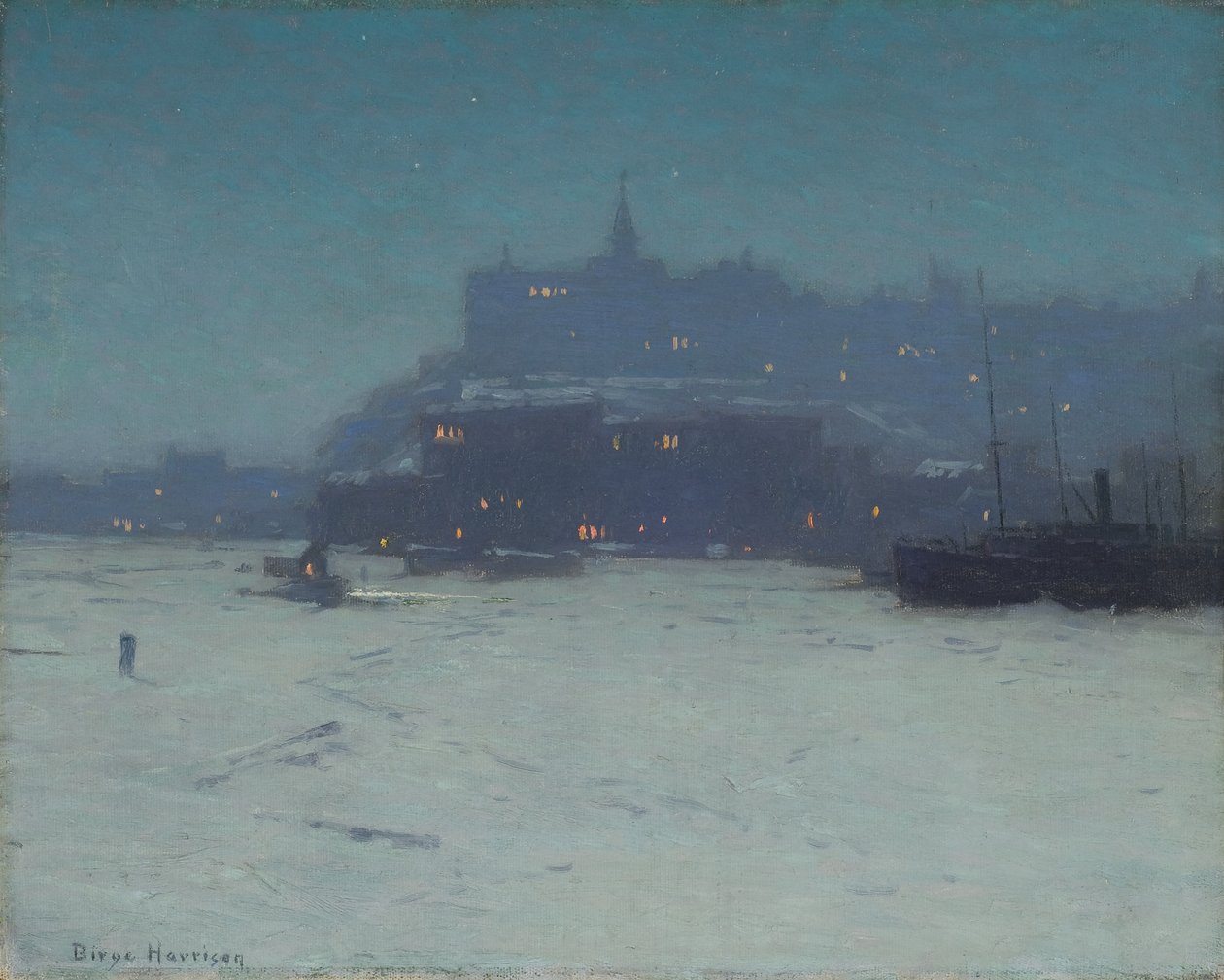Québec depuis le port - Lowell Birge Harrison
