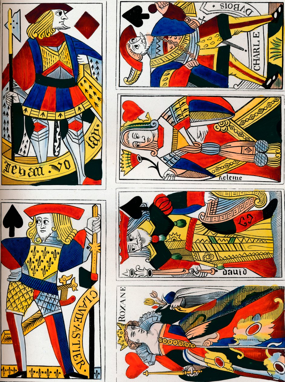 Cartes à jouer, XVIe siècle, 1849 - Bisson and Cottard