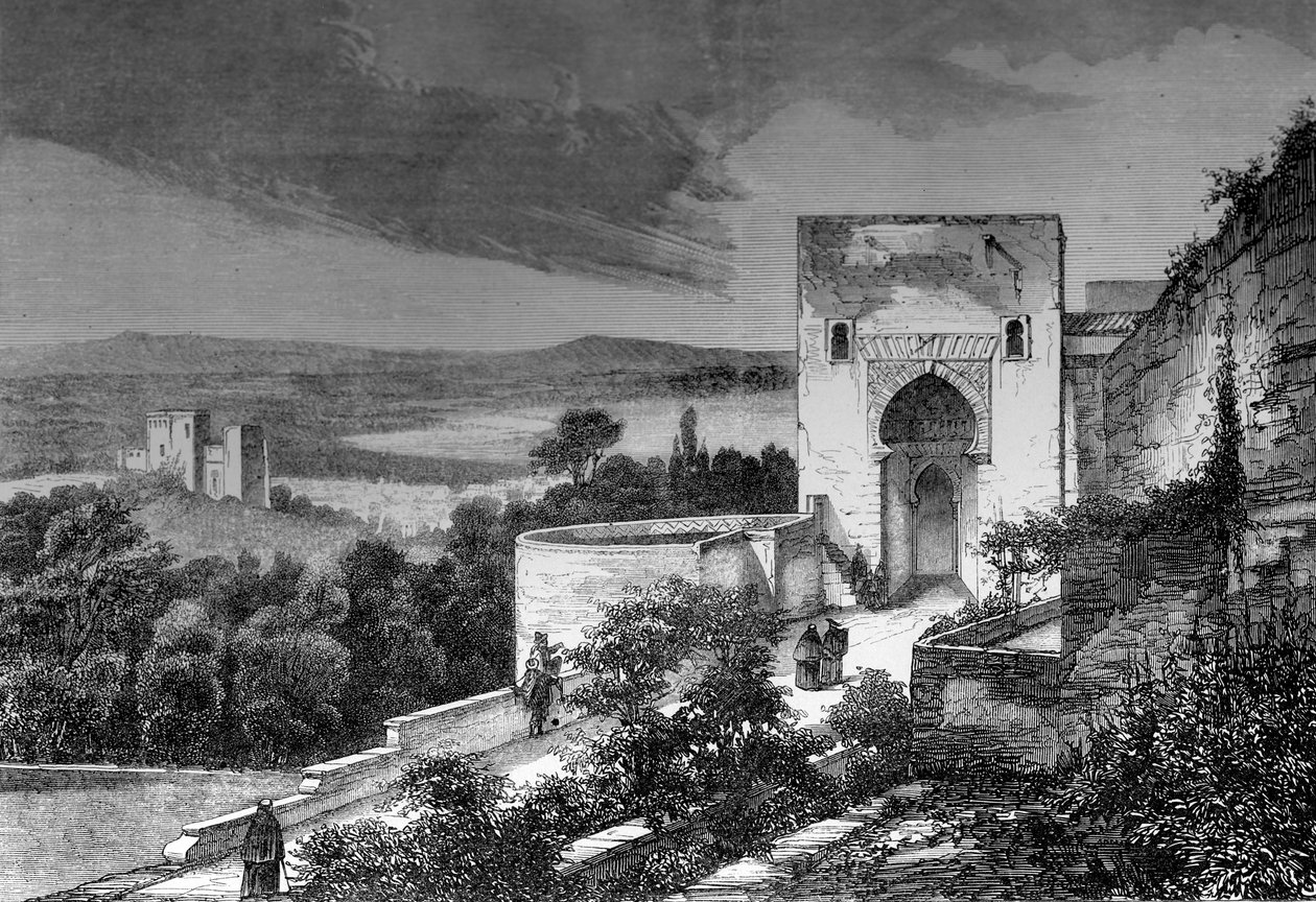 La Mezquita, Cordoue, Espagne, 1849 - Bisson and Cottard