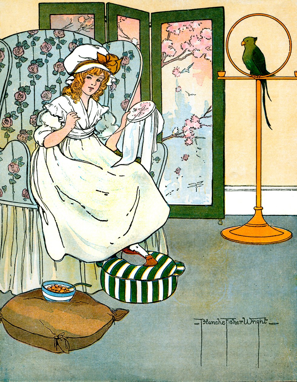Curly Locks, illustré par Blanche Fisher Wright - Blanche Fisher Wright