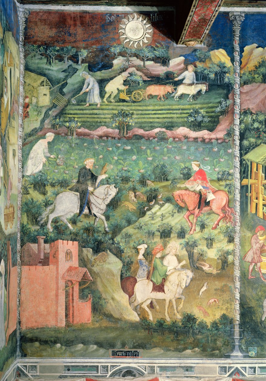 Le Mois de septembre, vers 1400 - Bohemian School