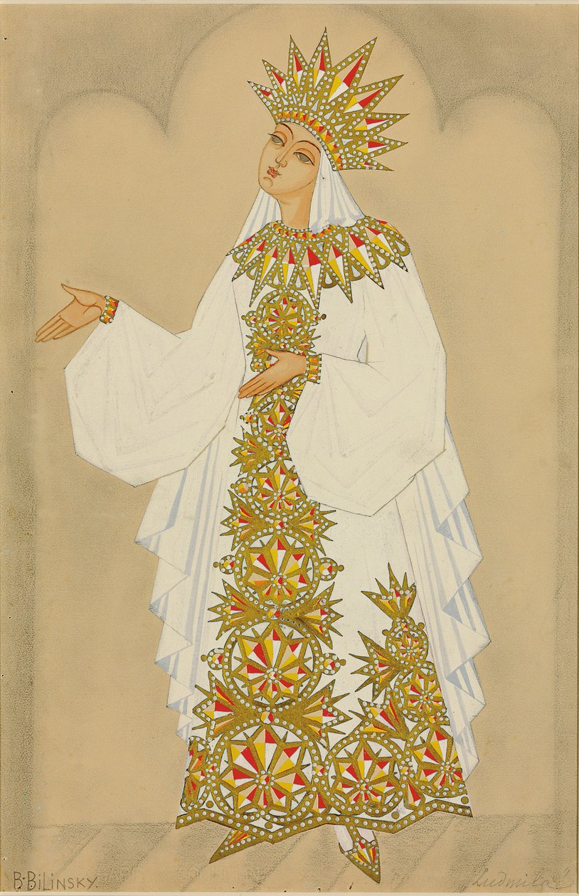 Conception de costume pour Ludmila de l