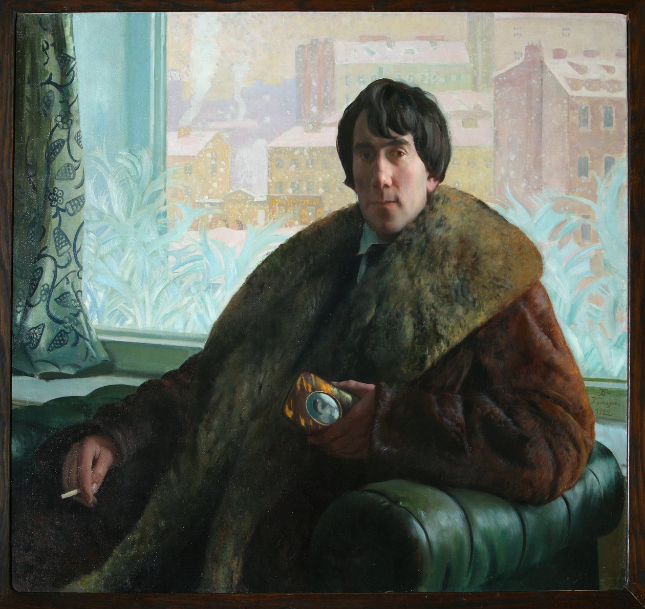 Portrait du sculpteur et architecte Isidor Zolotarevsky 1885-1961, 1922 - Boris Mikhailovich Kustodiev