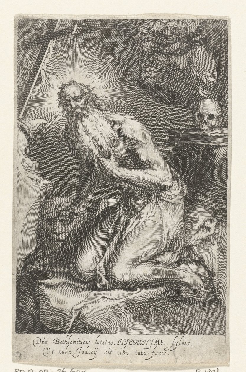 Saint Jérôme de Bethléem en ermite - Boëtius Adamsz. Bolswert