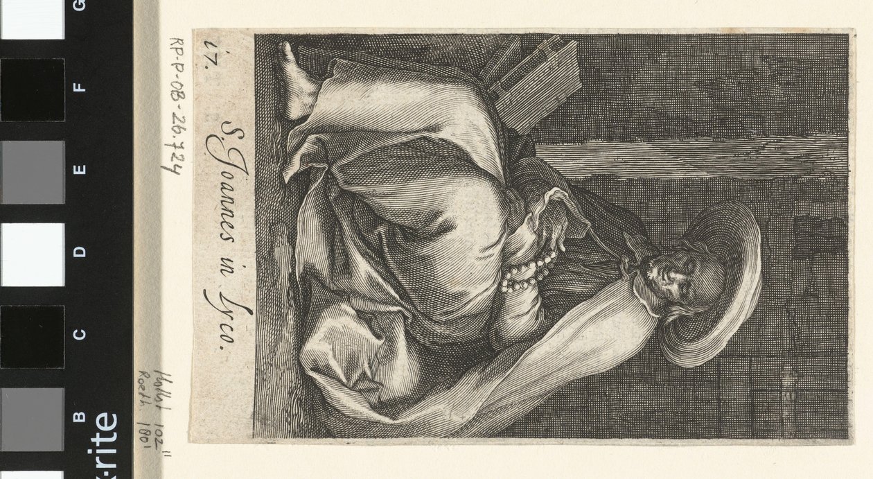 Saint Jean de Lycopolis comme ermite dans sa cellule - Boëtius Adamsz. Bolswert