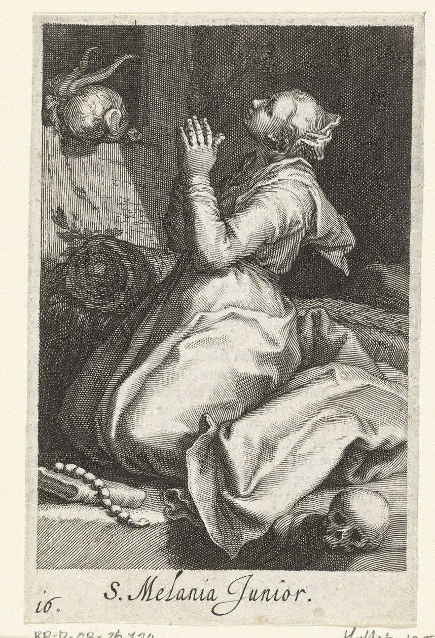 Sainte Mélanie la Jeune en ermite - Boëtius Adamsz. Bolswert