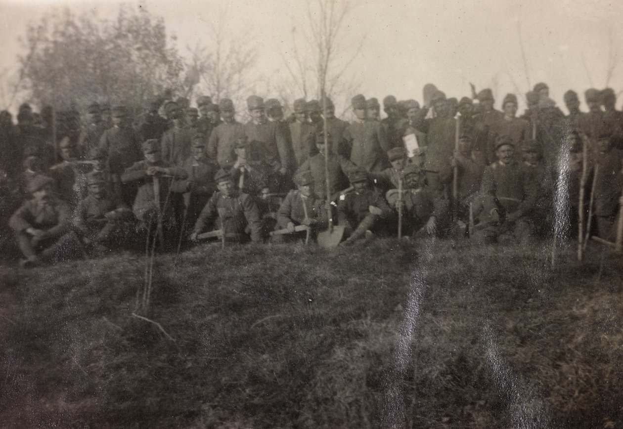 Album de la Première Guerre mondiale en Frioul-Vénétie Julienne : portrait de groupe des soldats de l