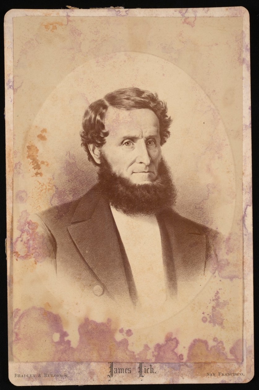 Portrait de James Lick 1796-1876, avant 1876 - Bradley and Rulofson