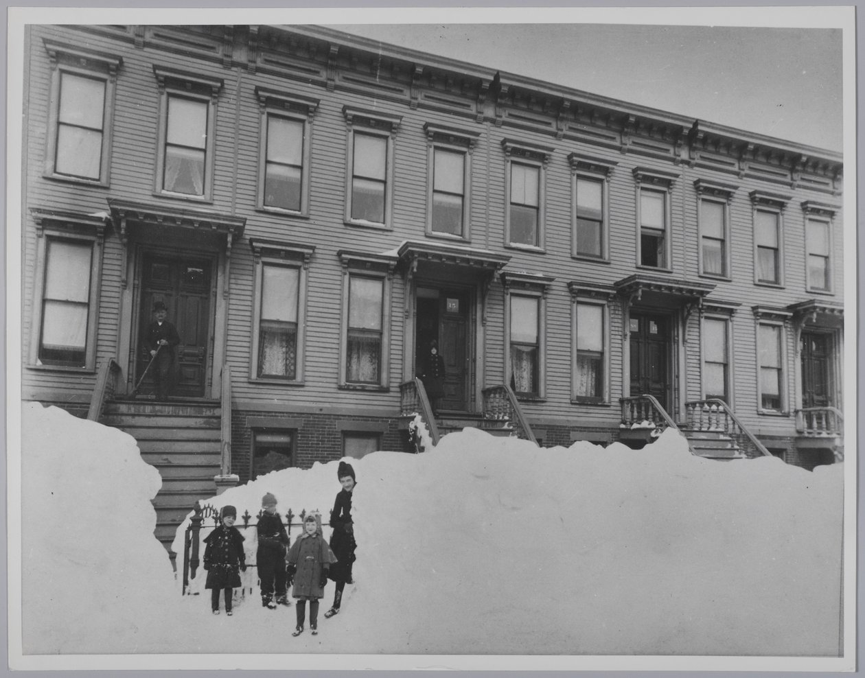 Tempête de neige de mars 1888, Brooklyn - Breading G. Way